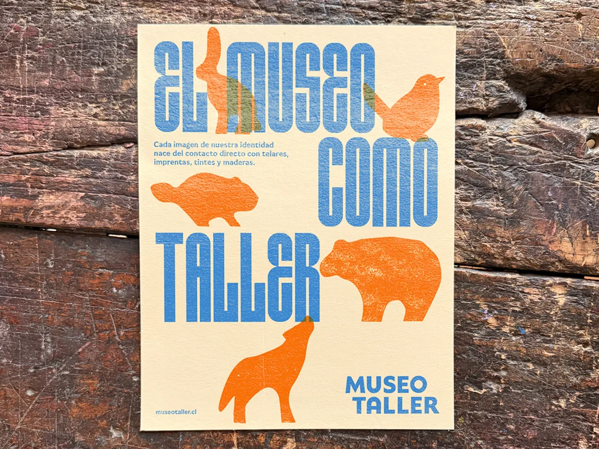 Afiche El museo como taller, Museo Taller
