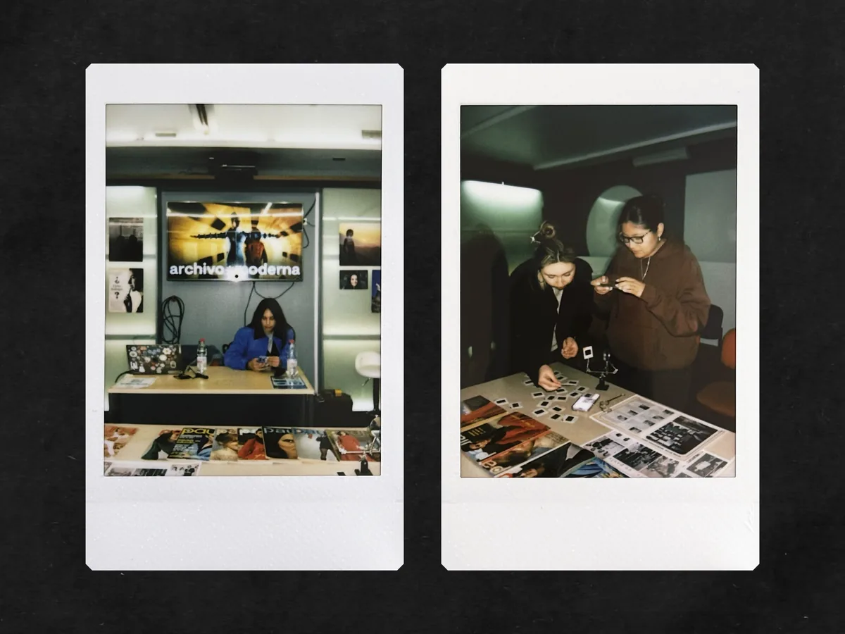 Fotos instantáneas del taller de Archivo Moderna